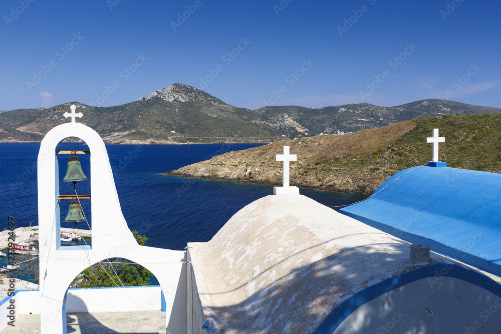 Fototapeta premium Fourni Island.
