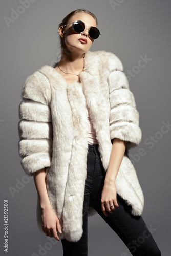 luxurious fur coat
