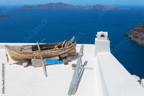 Greece, greek islands typical view, Santorini
