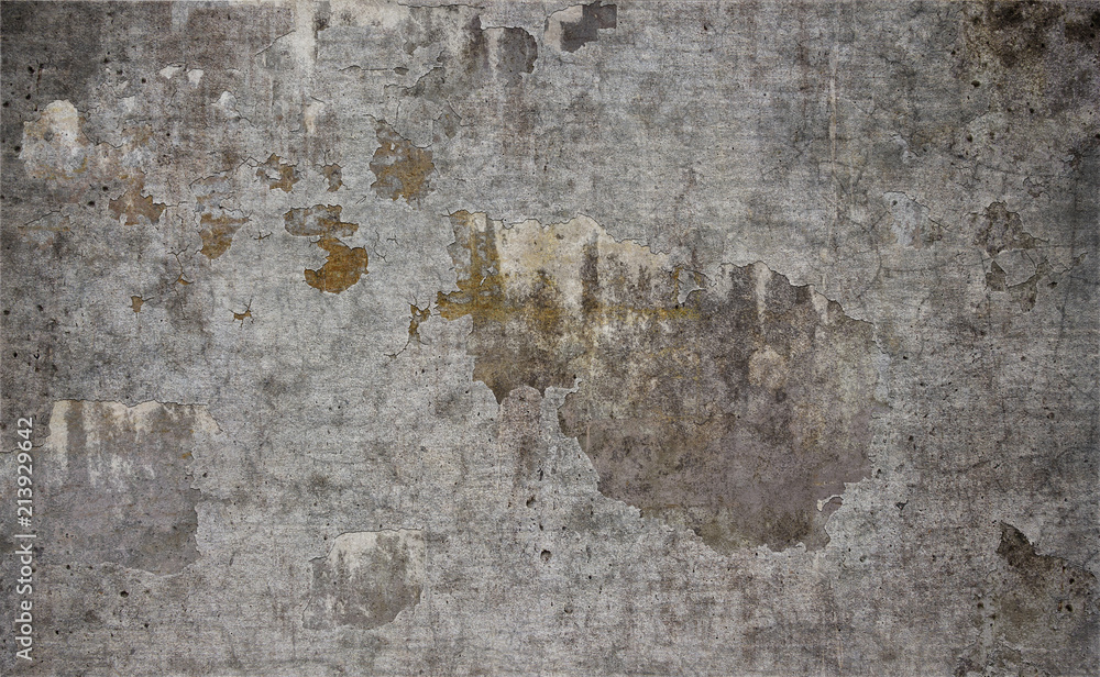 Fototapeta premium Old damaged concrete wall texture background