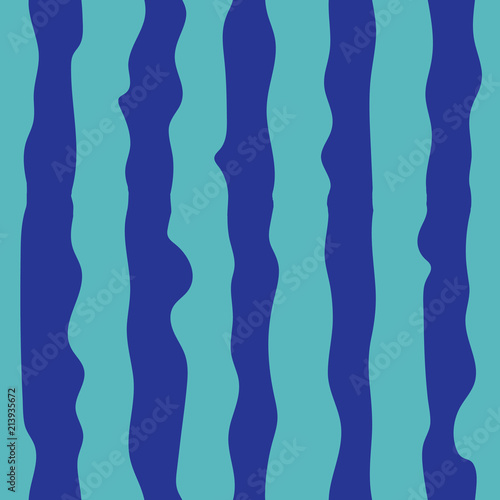 Wave seamless pattern. blue wave striped background. Vector illustration
