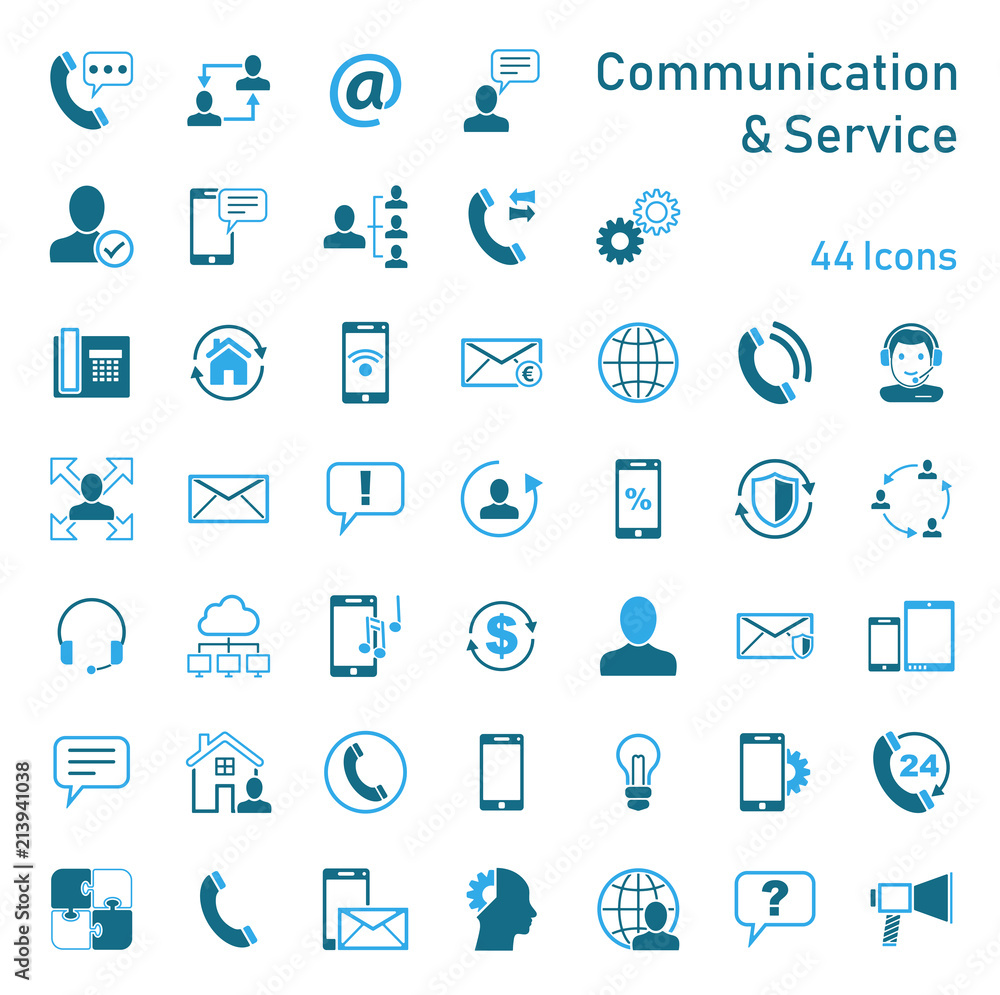 Communication & Service - Iconset Communication & Service - Iconset