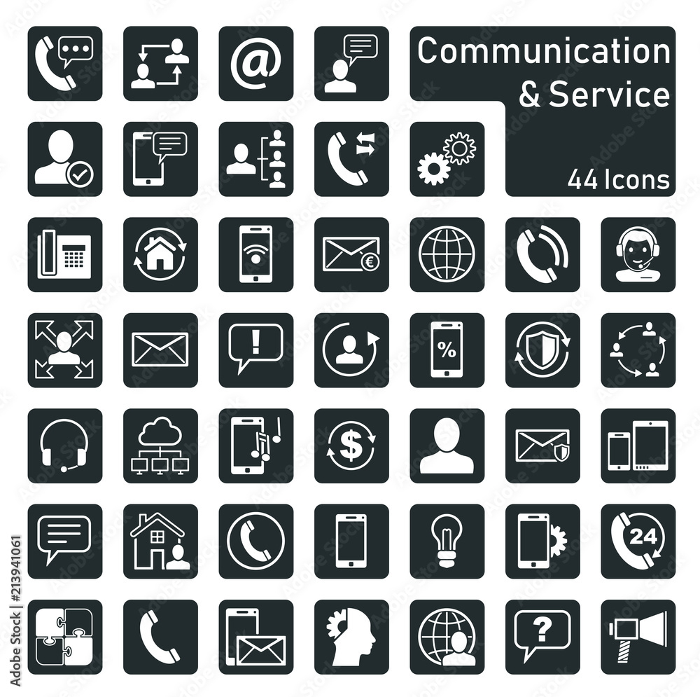 Communication & Service - Iconset Communication & Service - Iconset