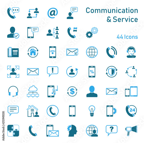 Communication & Service - Iconset