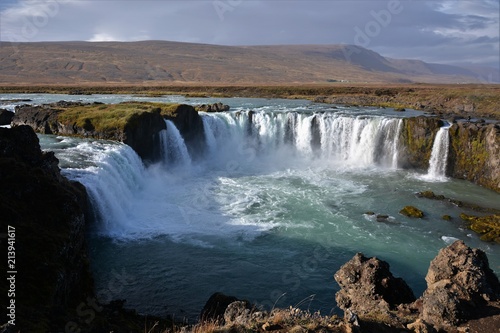 Godafoss Waterfall Iceland © BAHADIRARAL