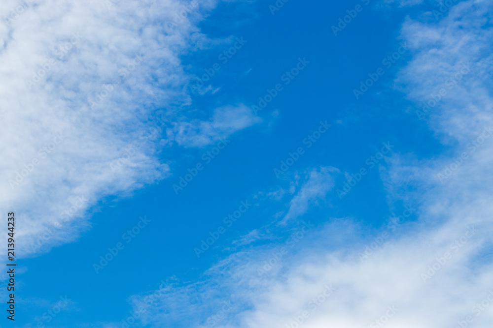 Blue color sky with white cloud background Blue color sky with white cloud background