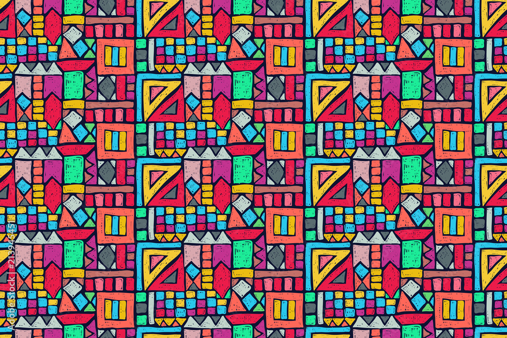 Tribal pattern. Ethnic print. Aztec. Abstract geometric fabric. Cloth design. Spiritual fashion. Mystical ornament. Navajo textile. Boho homespun. Hand drawn seamless vector. Tribal pattern. Ethnic print. Aztec. Abstract geometric fabric. Cloth design. Spiritual fashion. Mystical ornament. Navajo textile. Boho homespun. Hand drawn seamless vector.