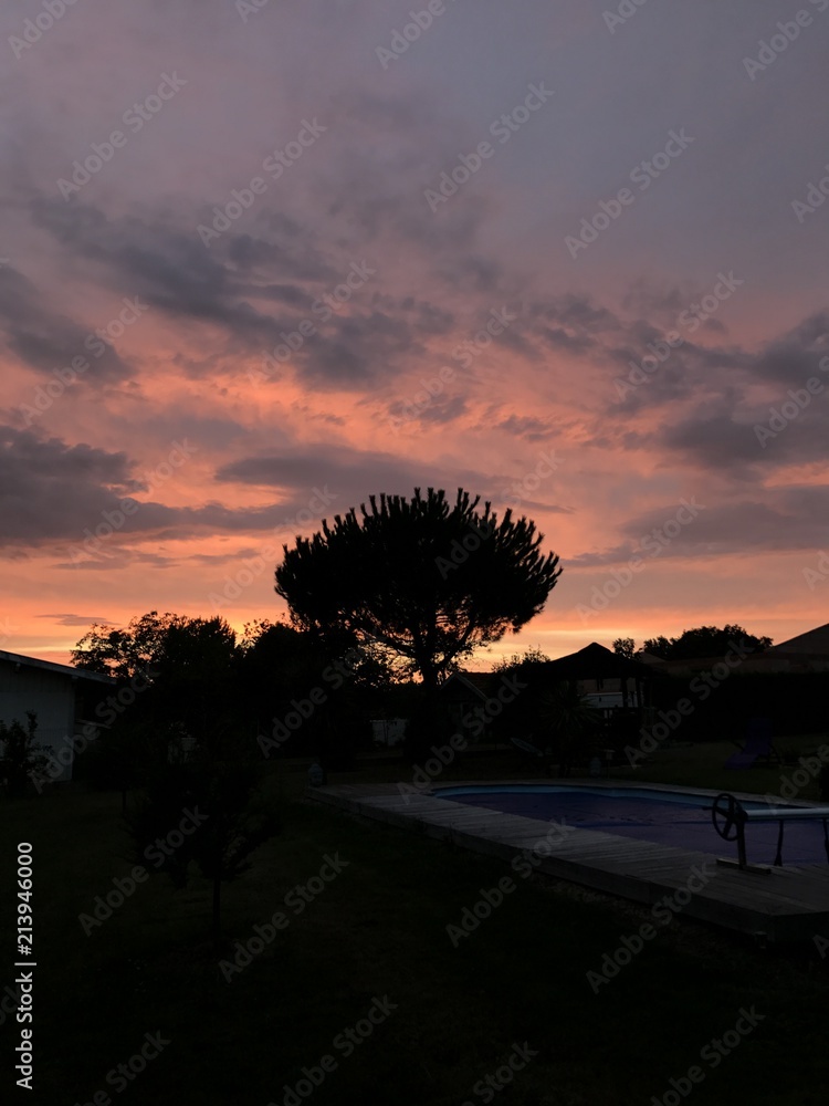 Obraz premium Coucher de soleil