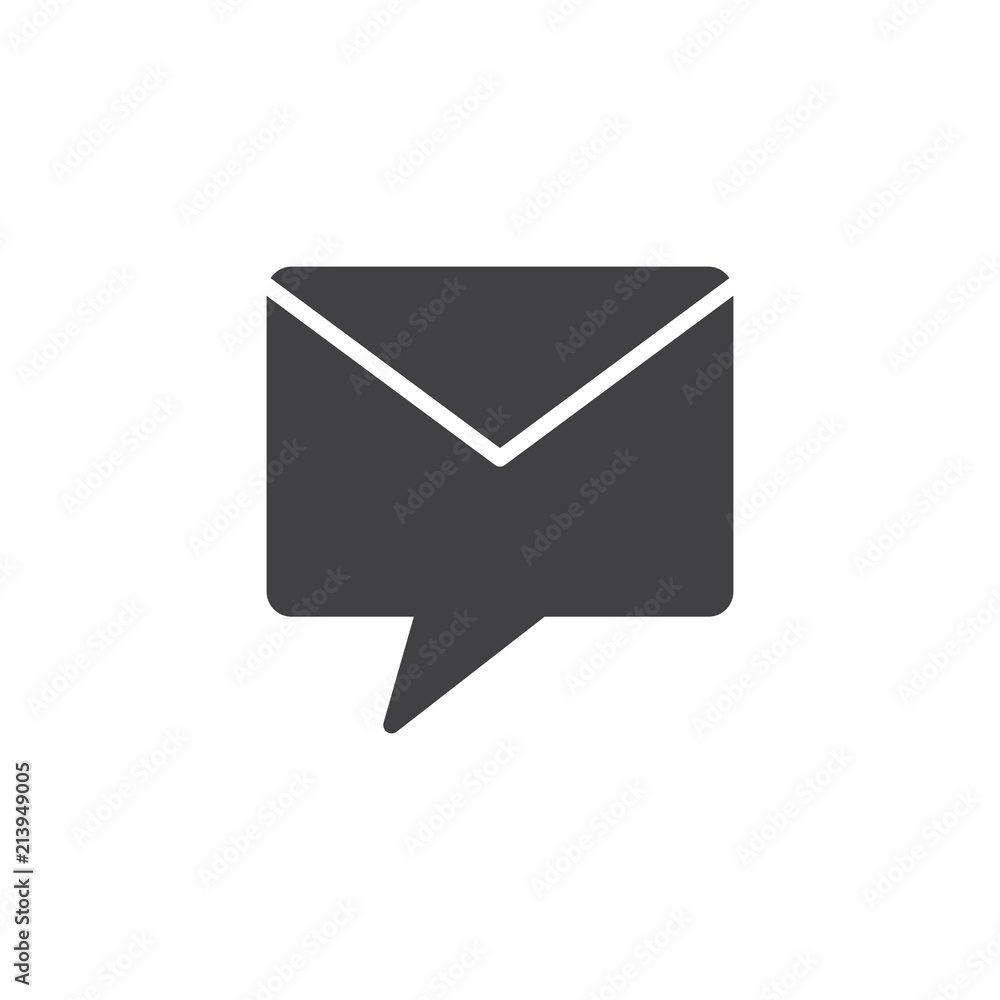 Private message vector icon. filled flat sign for mobile concept and web design. Envelope speech bubble simple solid icon. Symbol, logo illustration. Pixel perfect vector graphics Private message vector icon. filled flat sign for mobile concept and web design. Envelope speech bubble simple solid icon. Symbol, logo illustration. Pixel perfect vector graphics