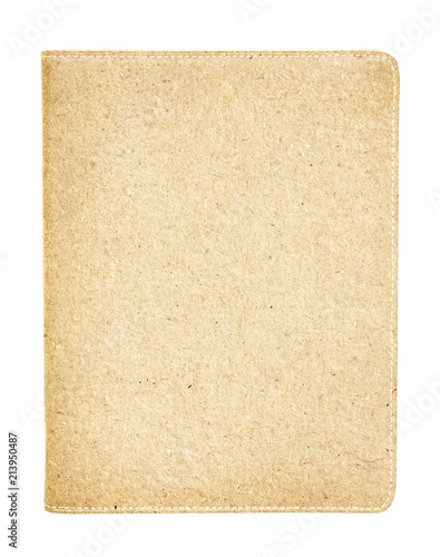  cover paper notebook isolated on white background