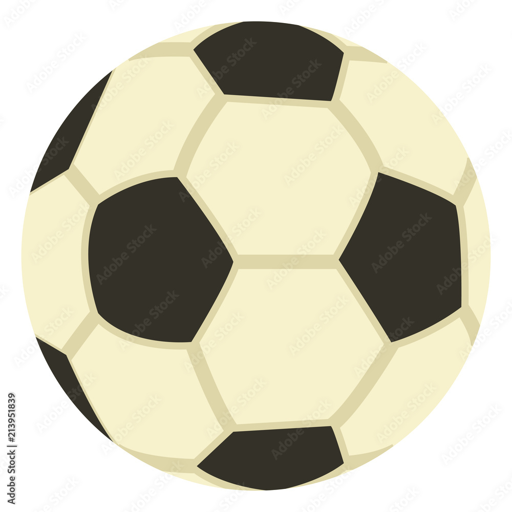 Naklejka Vector Color Flat Icon - Soccer Ball. Football Logo.