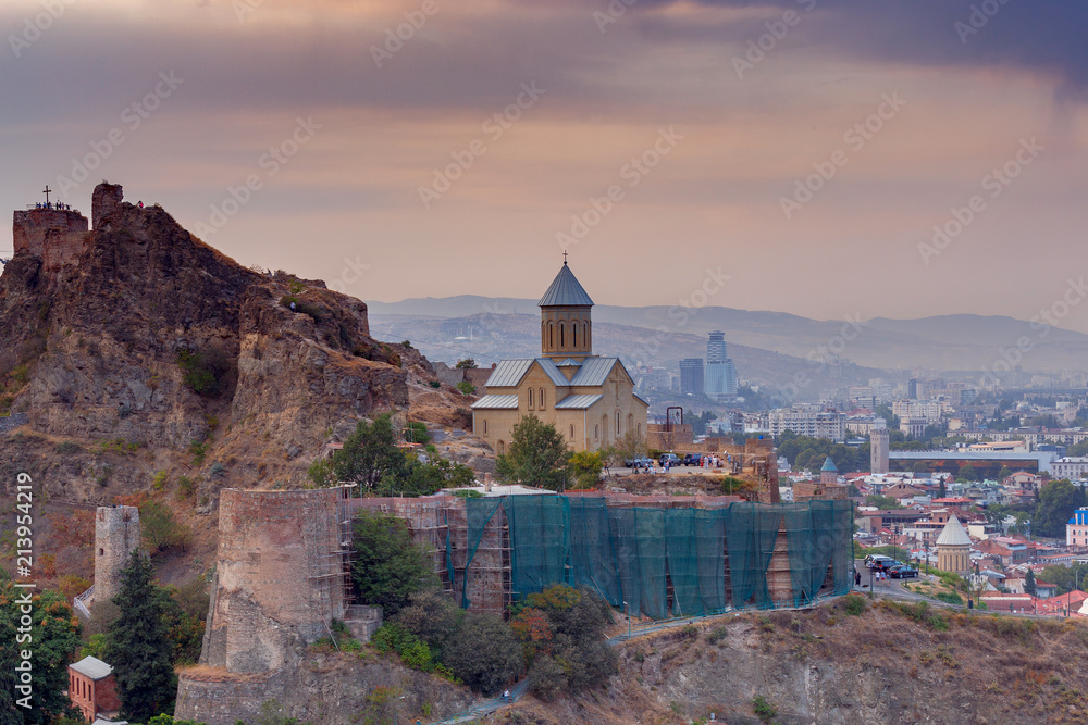Tbilisi. Citadel of Narikala. Old city.