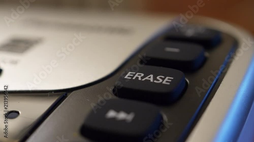 erase button