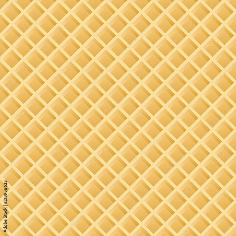 Waffle seamless texture. Vector background Waffle seamless texture. Vector background