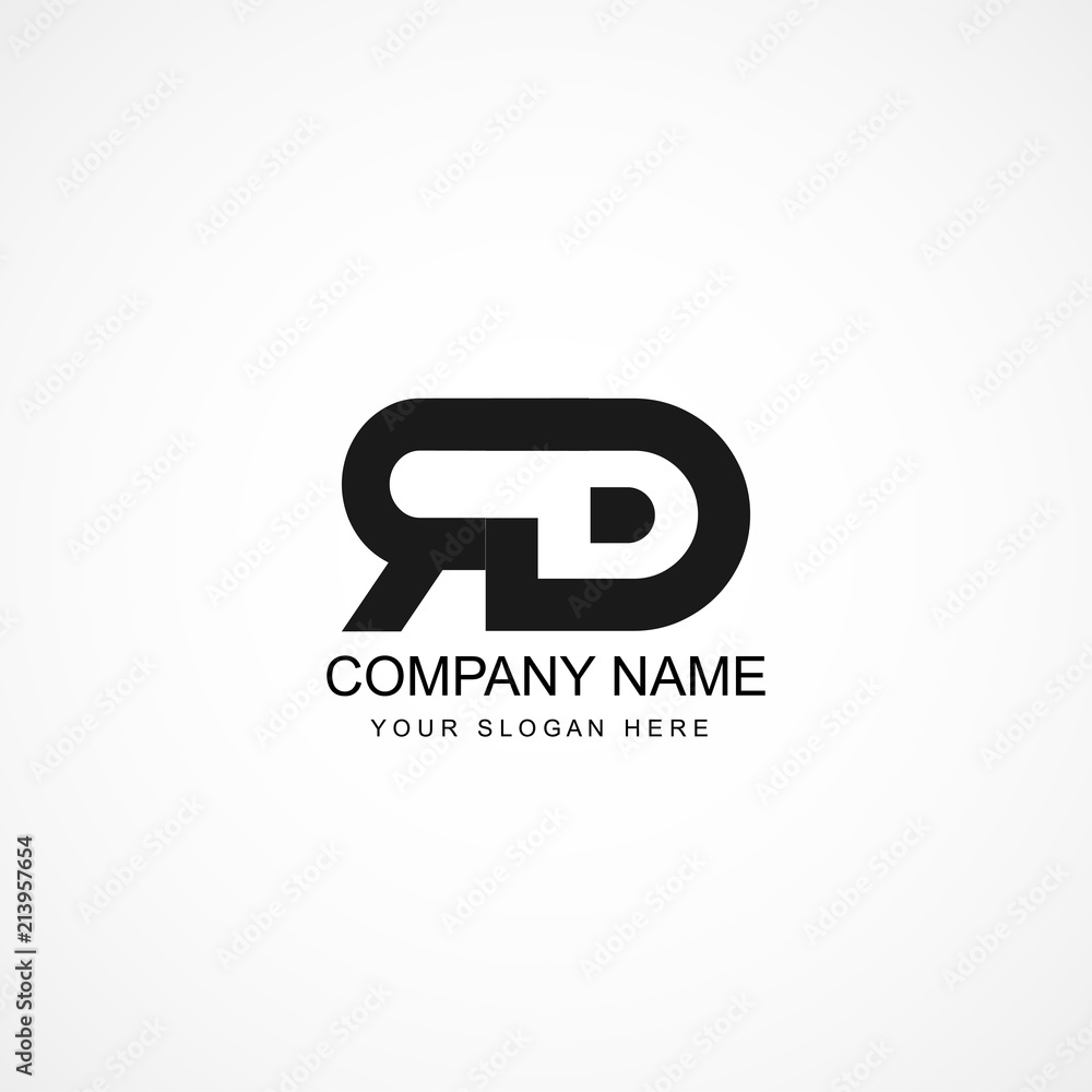 Initial Letter RD Logo Template Design Initial Letter RD Logo Template Design