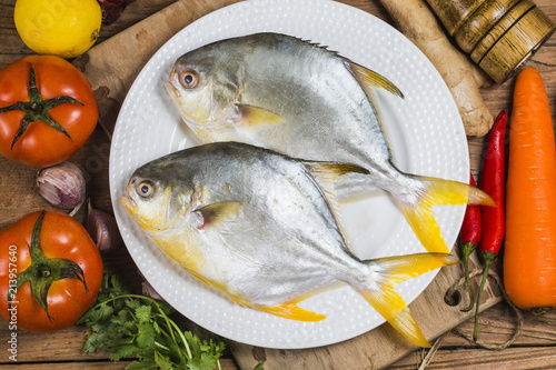 Canvas Print Golden pomrfet fish
