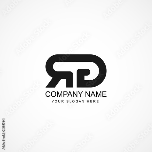 Initial Letter RD RD Logo Template Design
