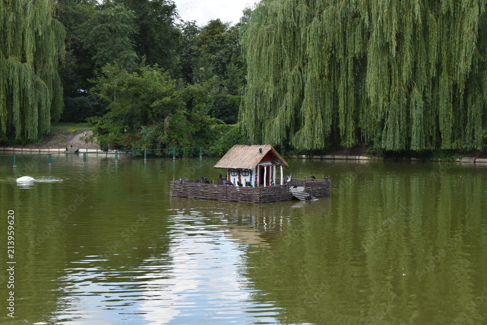 Fototapeta premium River in Mirgorod Nature in Ukraine Mirgorod