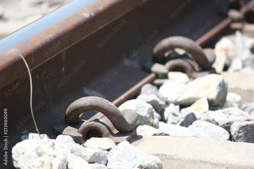 rail anchors railroad