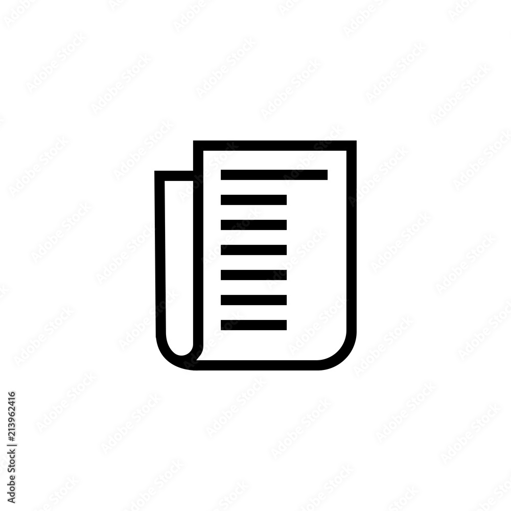 newspaper vector icon newspaper vector icon