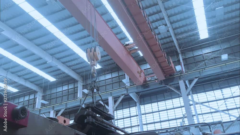 Full time lapse video HD industry and technology concept from during mold changing with indoor factory background Full time lapse video HD industry and technology concept from during mold changing with indoor factory background