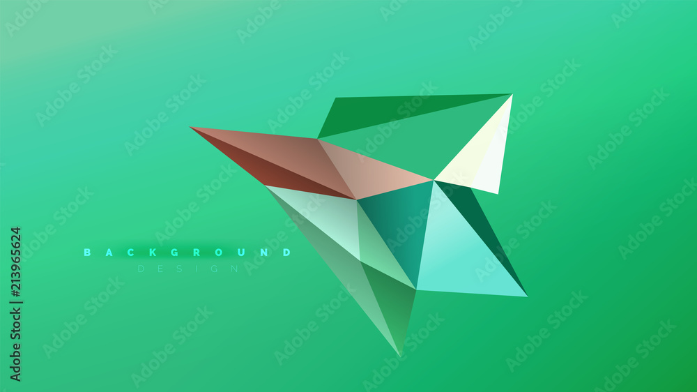 Abstract background - geometric origami style shape composition, triangular low poly design concept. Colorful trendy minimalistic illustration Abstract background - geometric origami style shape composition, triangular low poly design concept. Colorful trendy minimalistic illustration