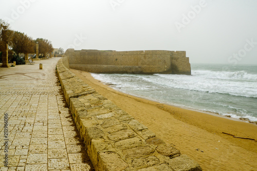 The Beach promenade in Acre photo