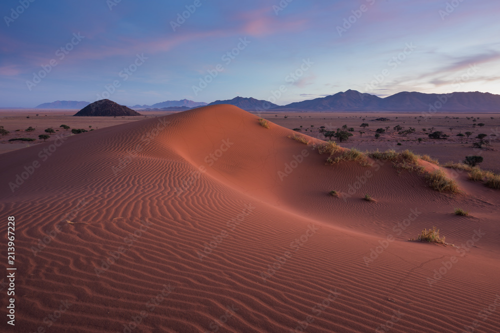 Fototapeta premium Namibia Sand Dune Sunrise