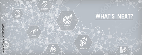 What's Next Header Web Banner showing the Next Big Idea