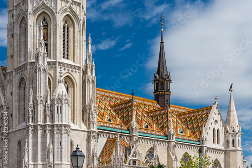 Budapest – Matthiaskirche - Detailansicht Dach