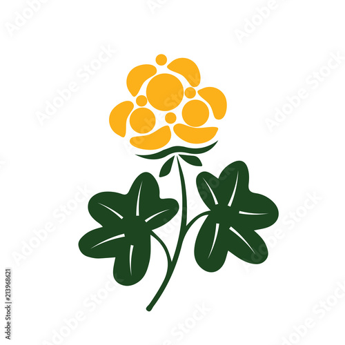 cloudberry, love, heart, logo, sign, gold, berry