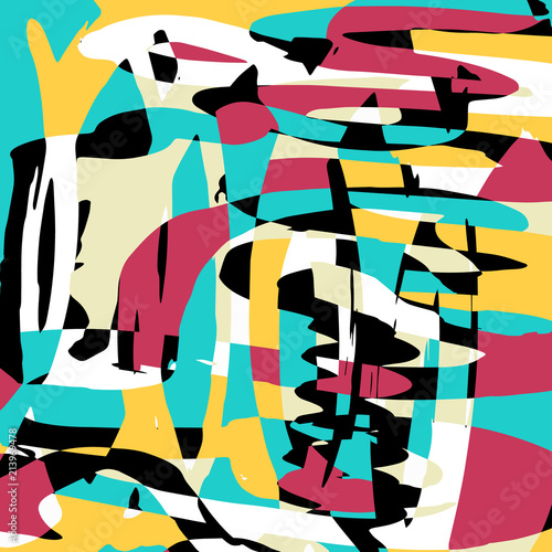 abstract color pattern in graffiti style Quality vector illustration for your design