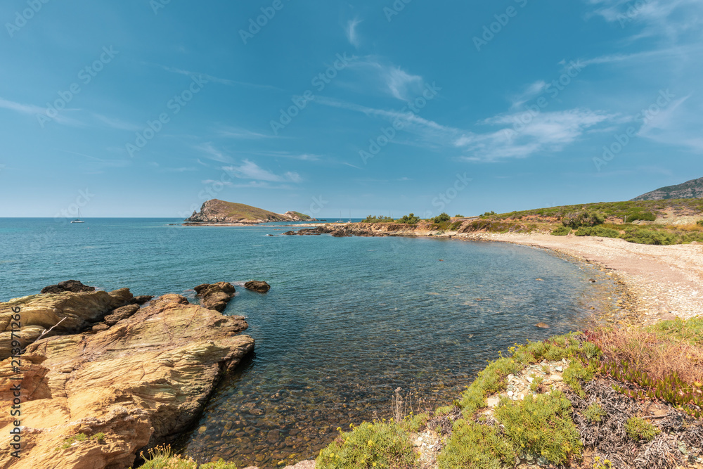 Small beach at Mute in Corsica