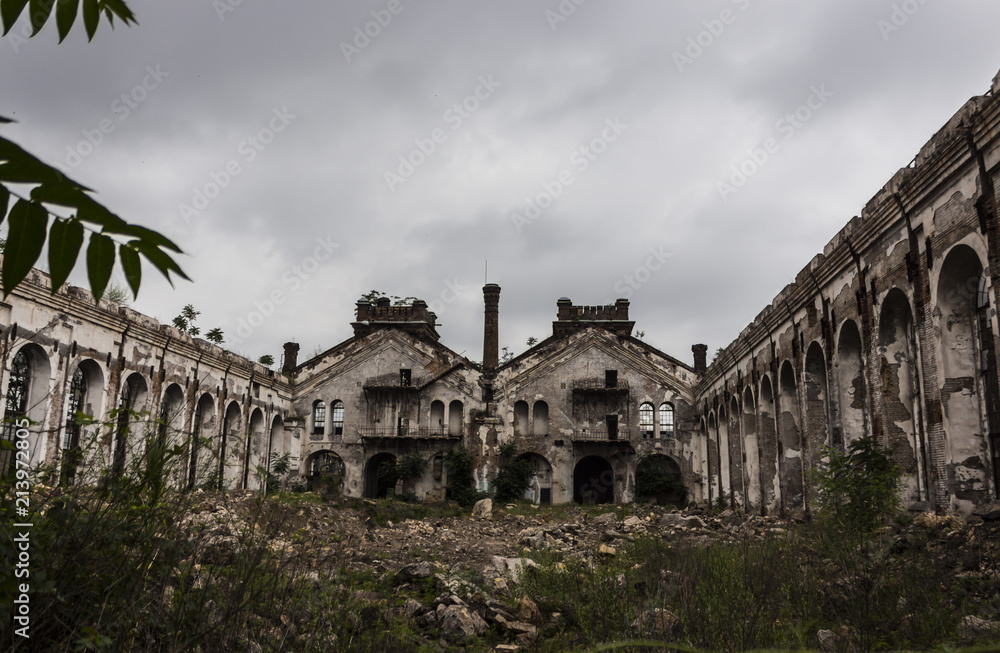 An old abandoned factory. Krayan Odessa 