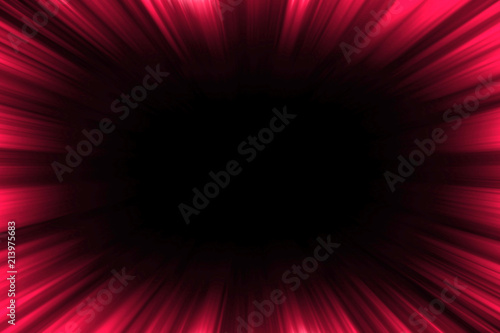 Red starburst explosion border frame