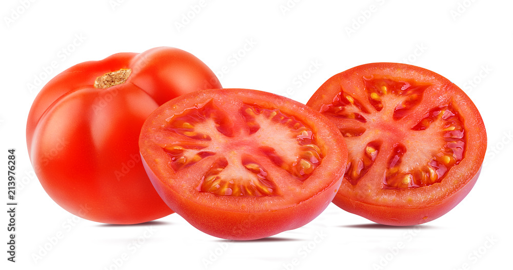 Fresh tomato isolated on white background with clipping path Fresh tomato isolated on white background with clipping path