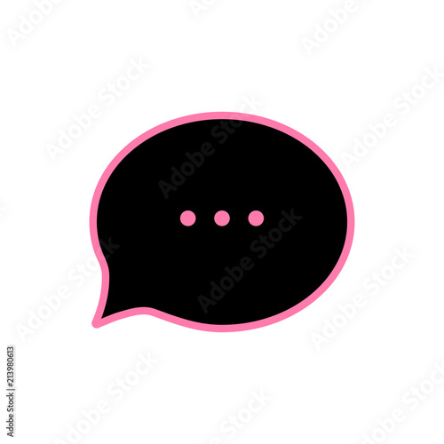 WeWebChat icon. Dialog textb photo