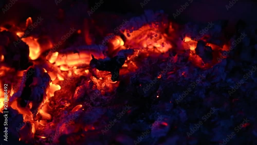 Closeup view of real bright burning fire in fireplace. Closeup view of real bright burning fire in fireplace.