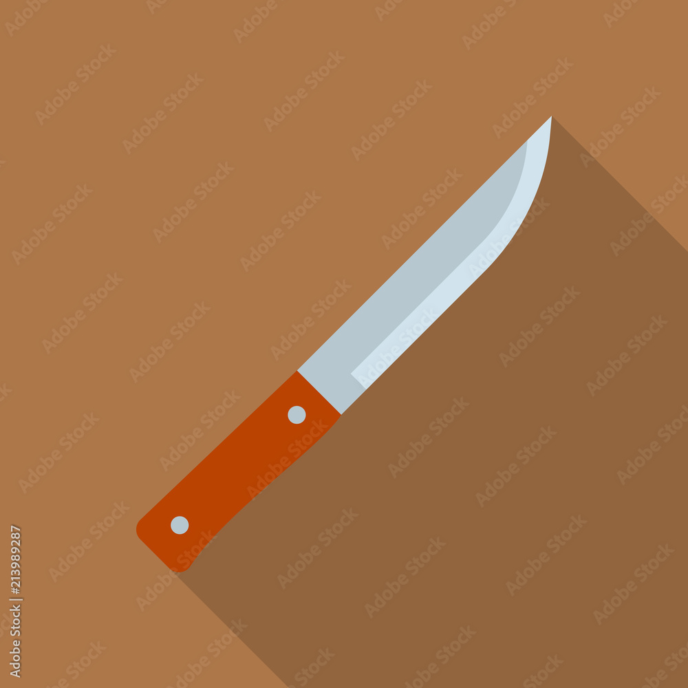 Knife icon. Flat illustration of knife vector icon for web design Knife icon. Flat illustration of knife vector icon for web design
