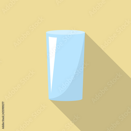 Glass icon. Flat illustration of glass vector icon for web design