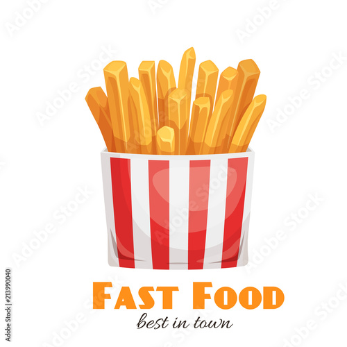 Vector french fries