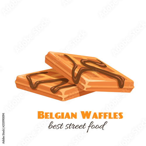 Vector waffles icon