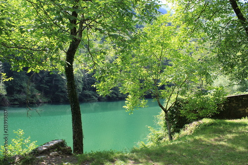 A calm lake in Italy