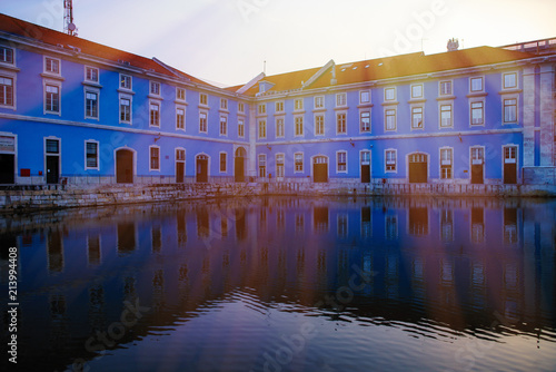 a building on the embankment in lisbon