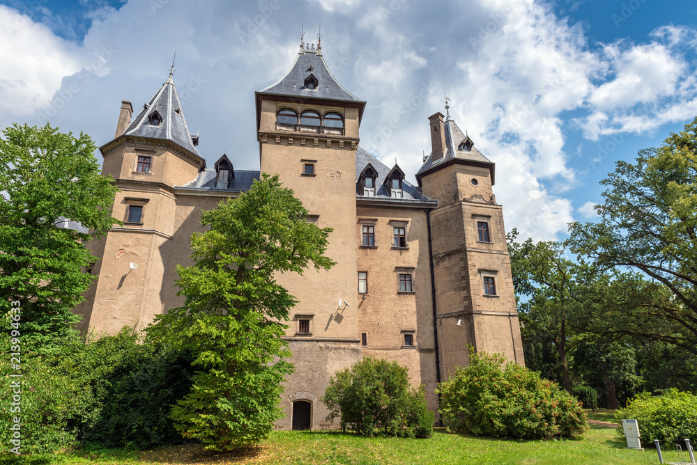 Renaissance style castle located in Goluchow near Kalisz. Poland, Europe