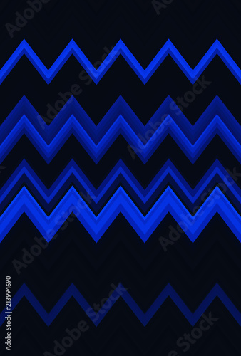 Chevron zigzag blue dark pattern abstract art background trends
