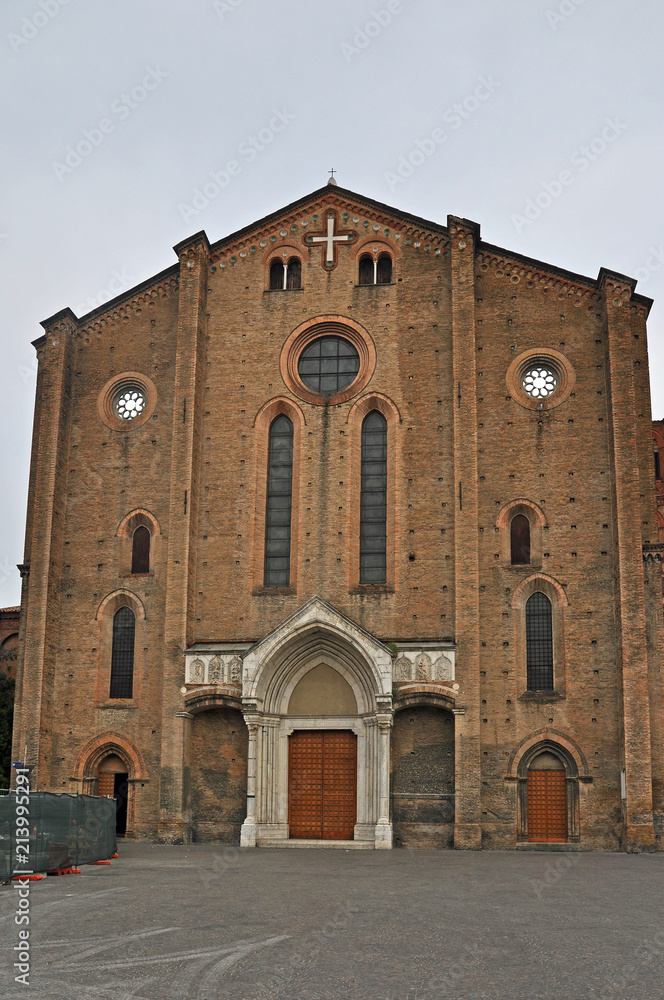 Italy, Bologna Saint Francis church in Saint Francis square side.