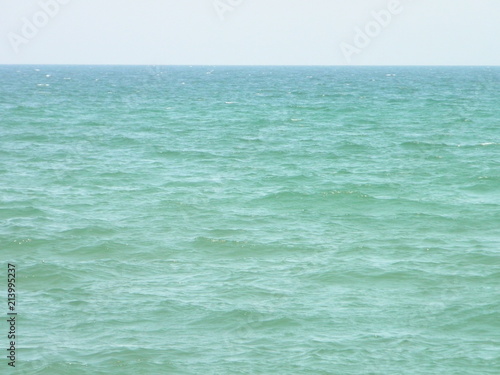 closeup sea waves background