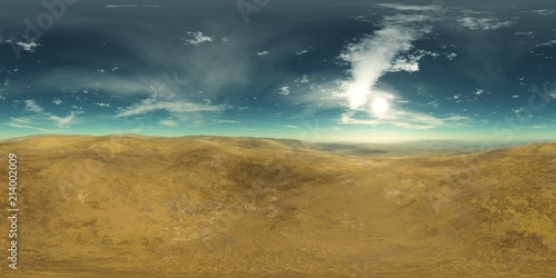 HDRI Map, environment map, Round panorama, spherical panorama, equidistant projection, panoramic, 3D rendering, land under heaven   © ustas