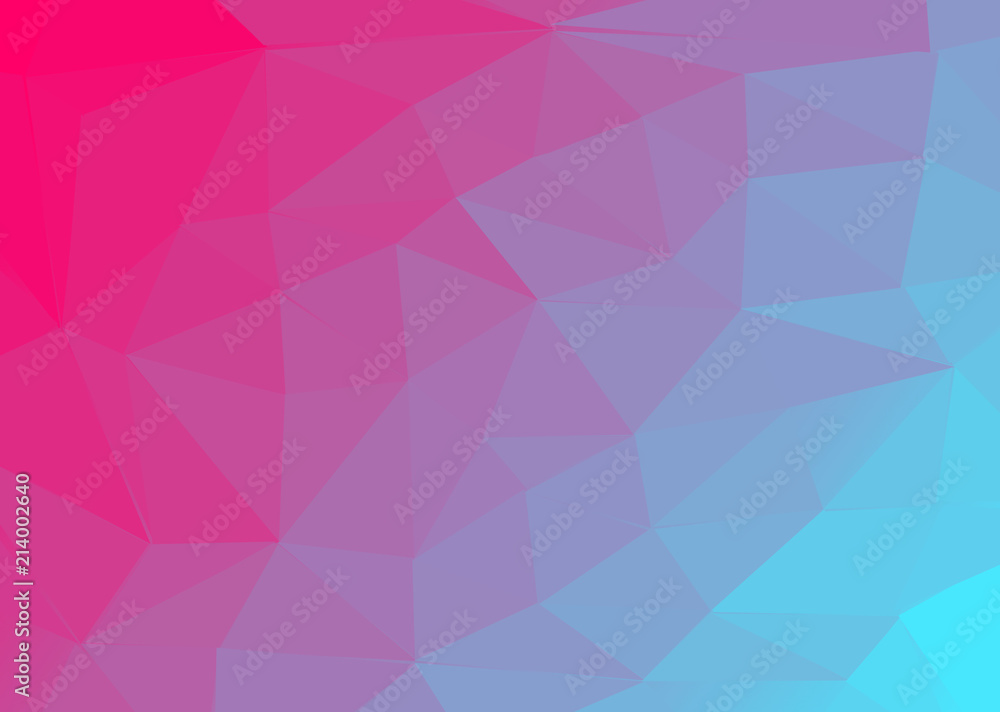 Pink And Blue Low Poly Background Pink And Blue Low Poly Background